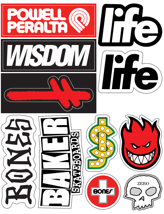 Pack stickers Multimarca