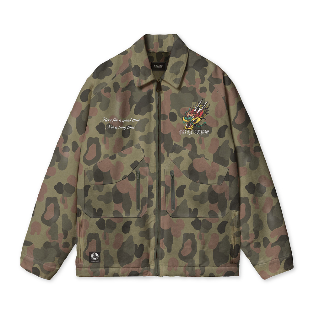 Chaqueta Primitive Fall25 - Good time canvas work