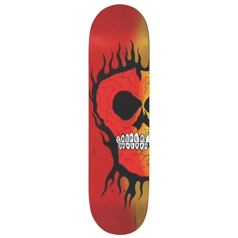 Tabla Baker - Casper Brooker - Rasta Skull - 8.5" + Lija Blank