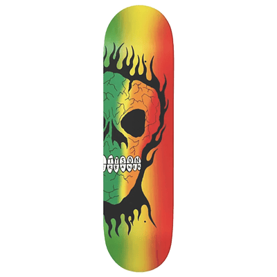 Tabla Baker - Tyson Peterson - Rasta Skull 8.25” + Lija Blank