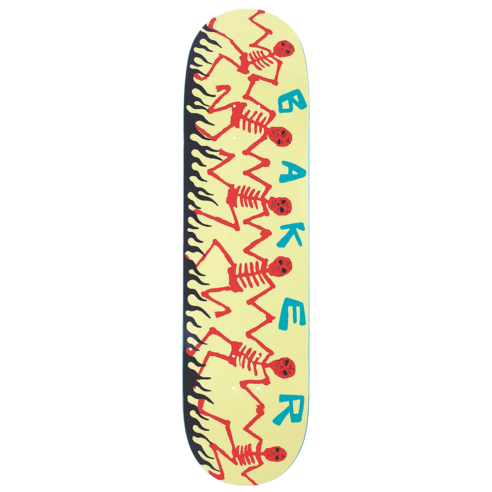 Tabla Baker - Justin Figueroa - Dancing Skellies - 8.5" + Lija Blank