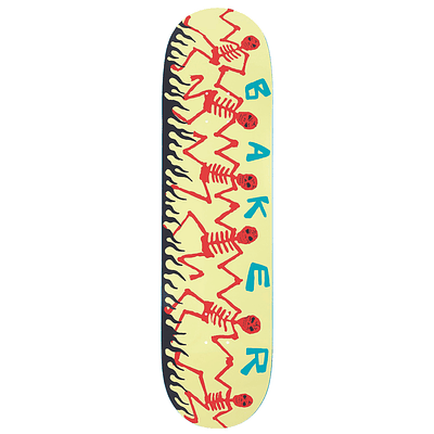 Tabla Baker - Justin Figueroa - Dancing Skellies - 8.5" + Lija Blank