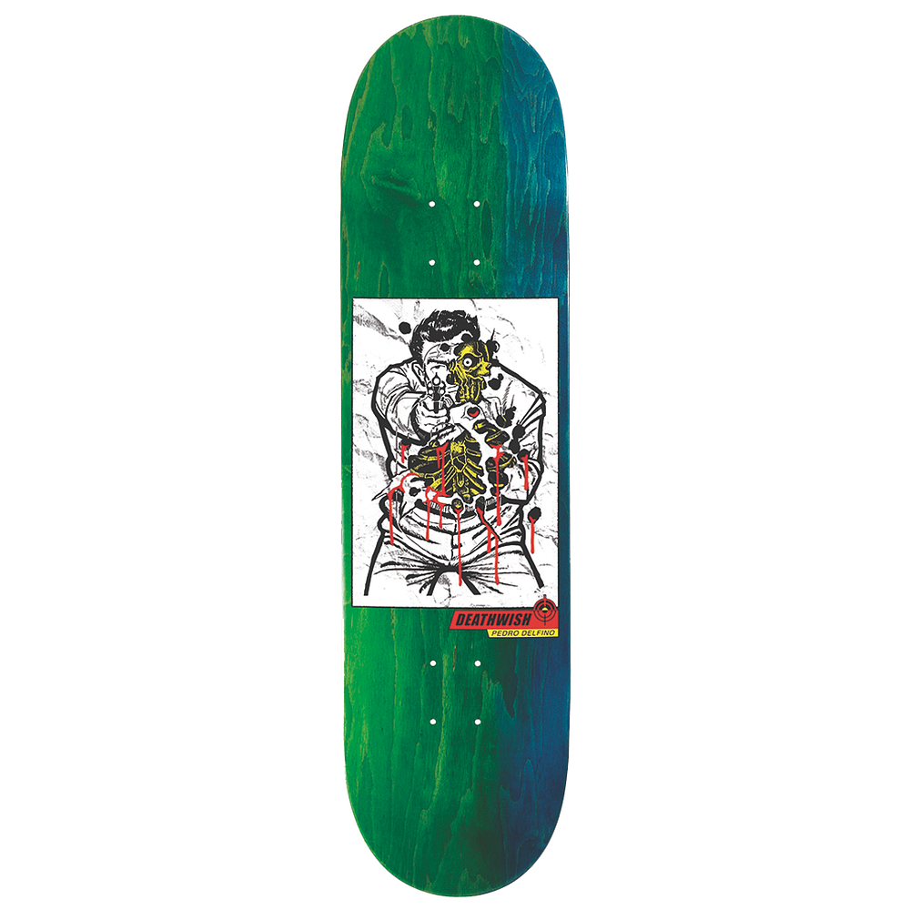Tabla Deathwish - Pedro Delfino - Saturday Night Special 8.38" + Lija Blank 
