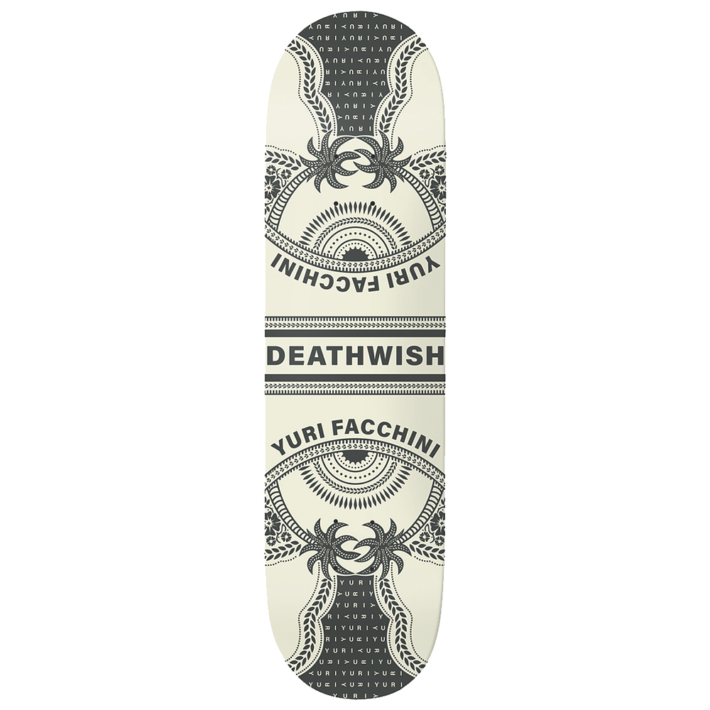 Tabla Deathwish - Yuri Faccini - Zaza Twin Deck 8.5" + Lija Blank