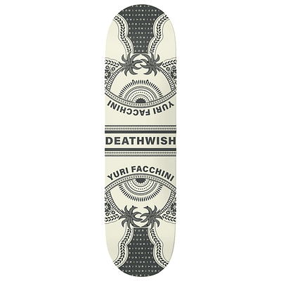 Tabla Deathwish - Yuri Faccini - Zaza Twin Deck 8.5" + Lija Blank