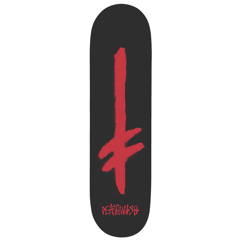Tabla Deathwish - Gang Spray Black/Red 8.0” + Lija Blank