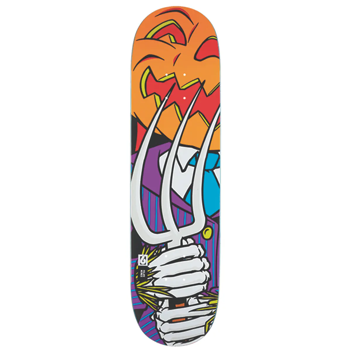Tabla de Skate Death Pumpkin Dan Cates 8.25" + Lija