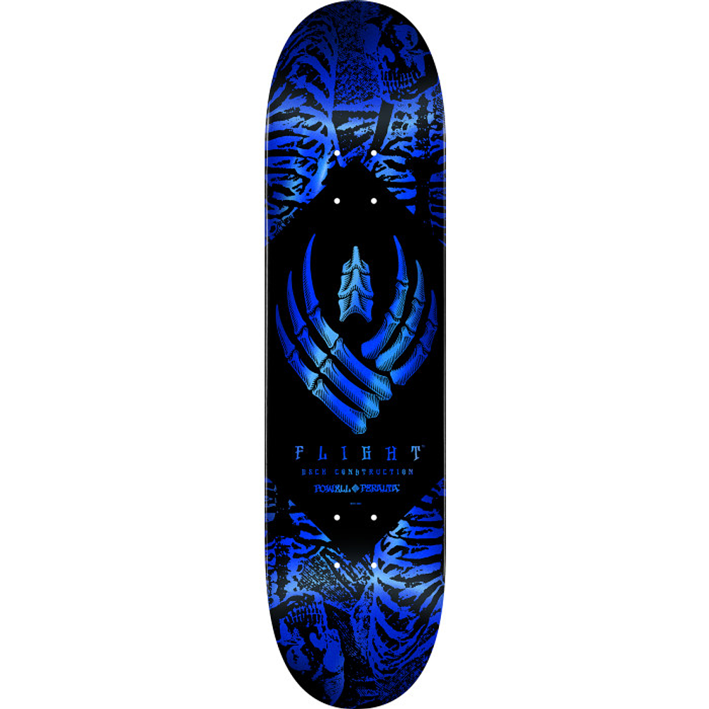 Tabla Powell Peralta - Flight Deck® - Skeleton Blue Foil 8.75" + Lija Blank