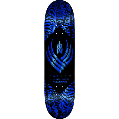 Tabla Powell Peralta - Flight Deck® - Skeleton Blue Foil 8.75" + Lija Blank