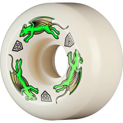 Ruedas Powell Peralta - Dragon Formula Nano Rat off white - 56mm 88a