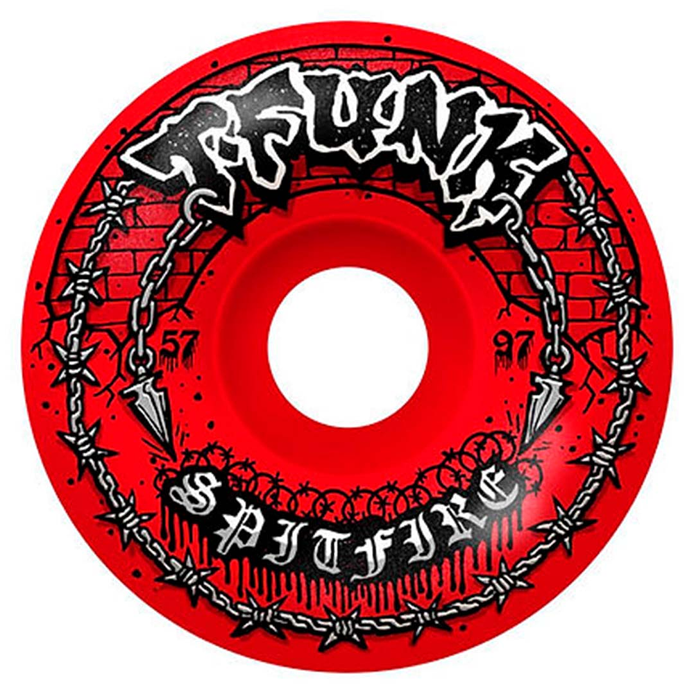 Ruedas Spitfire - Radial Full - T-Funk Raw 57mm - F4 97A 