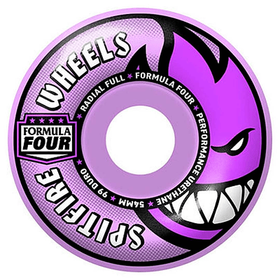 Ruedas Spitfire - Radial Full - Purple 54mm- F4 99DU
