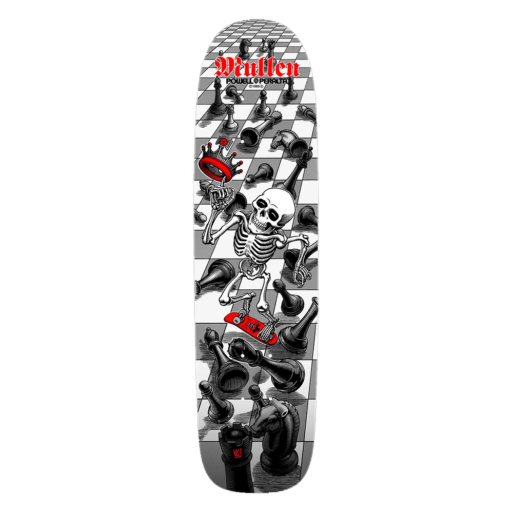 Tabla Powell Peralta - Bones Brigade - Rodney Mullen 7.4" + Lija Blank 