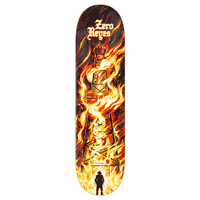 Tabla Zero - Reyes - There Will Be Blood 8.5" + Lija Blank