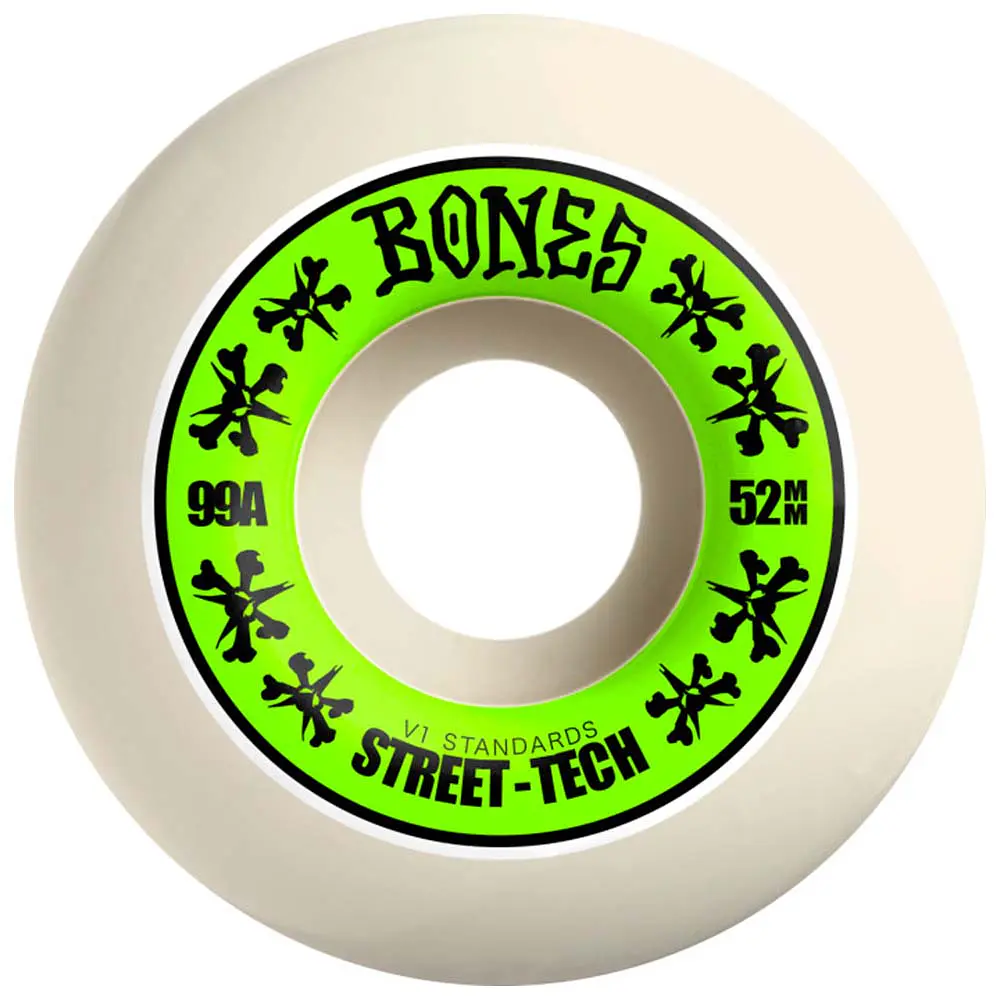 Ruedas Bones - Standards - 52mm - V1 - Street Tech Formula 99A