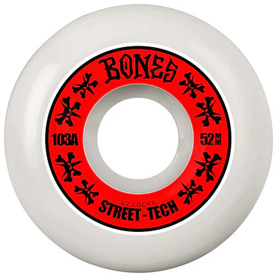 Ruedas Bones - Locks - 52mm - V2 - Street Tech Formula 103A