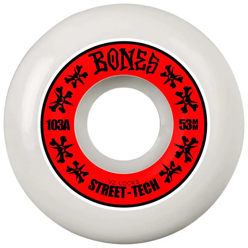 Ruedas Bones - Locks - 53mm - V2 - Street Tech Formula 103A