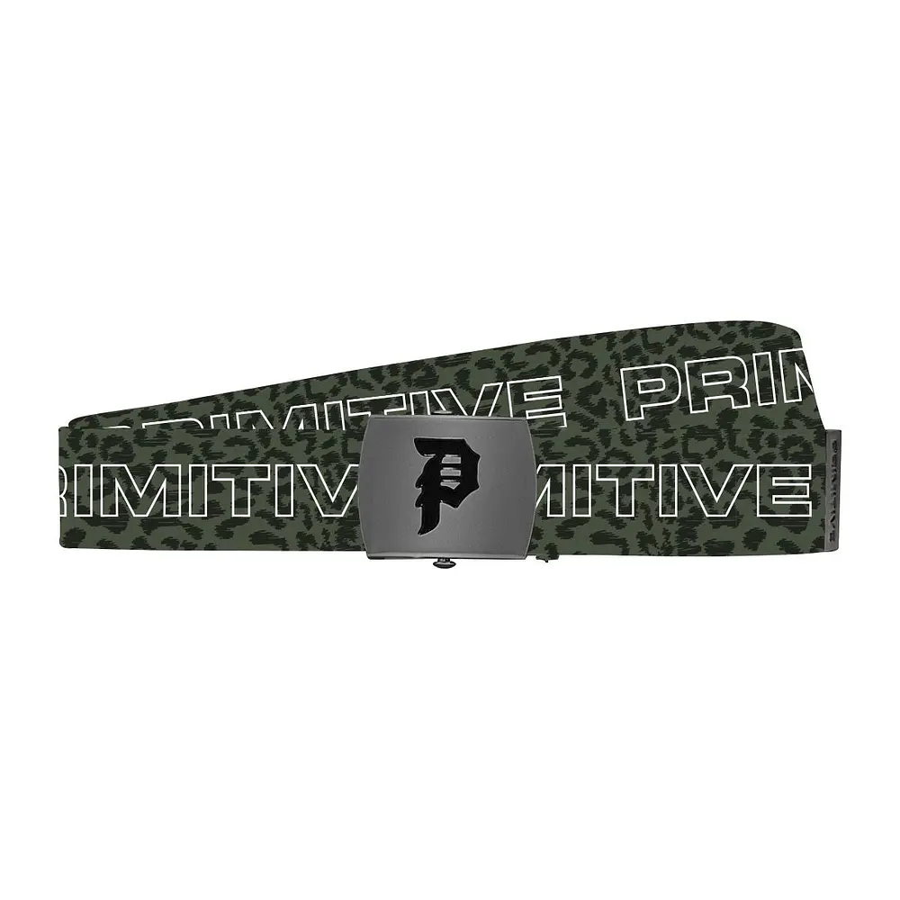 Cinturon Primitive Spring26 - Quest Web Belt Olive