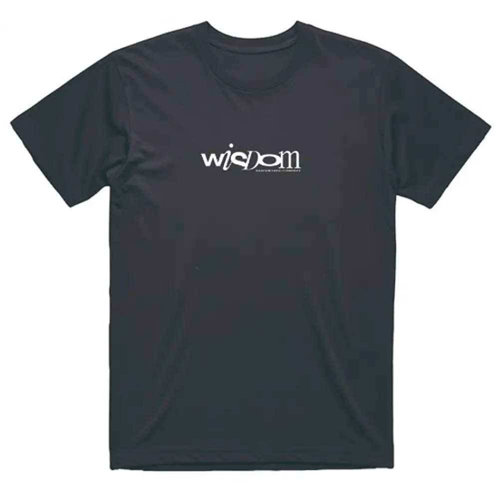 Polera Wisdom - Letters Negra