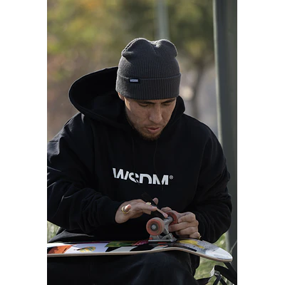 Beanie Wisdom - Logo Gris