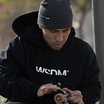 Beanie Wisdom - Logo Gris