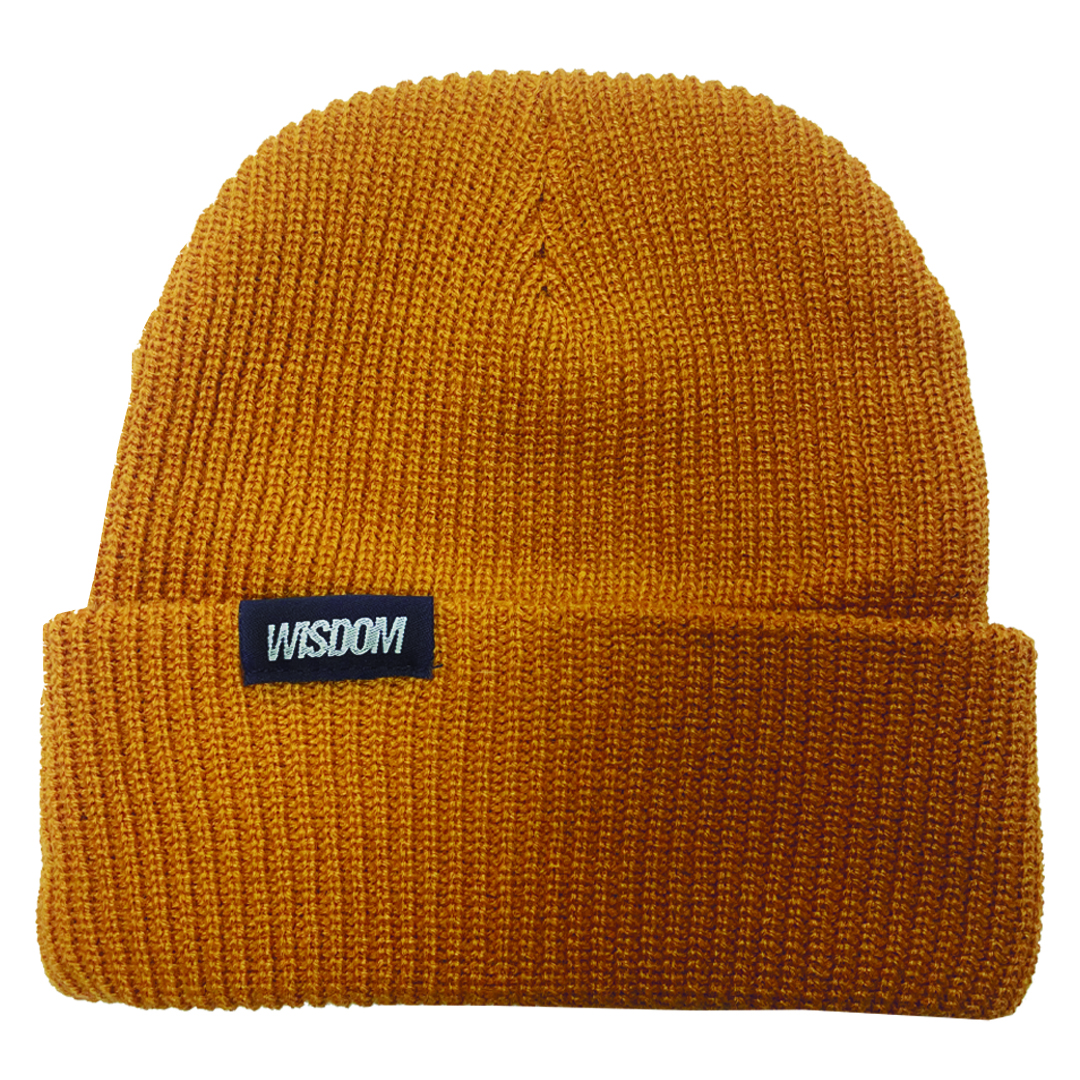 Beanie Wisdom - Logo Mostaza