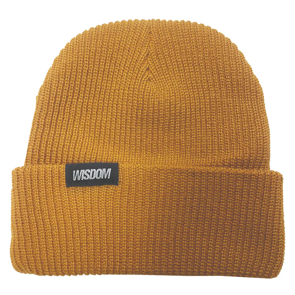 Beanie Wisdom - Logo Mostaza
