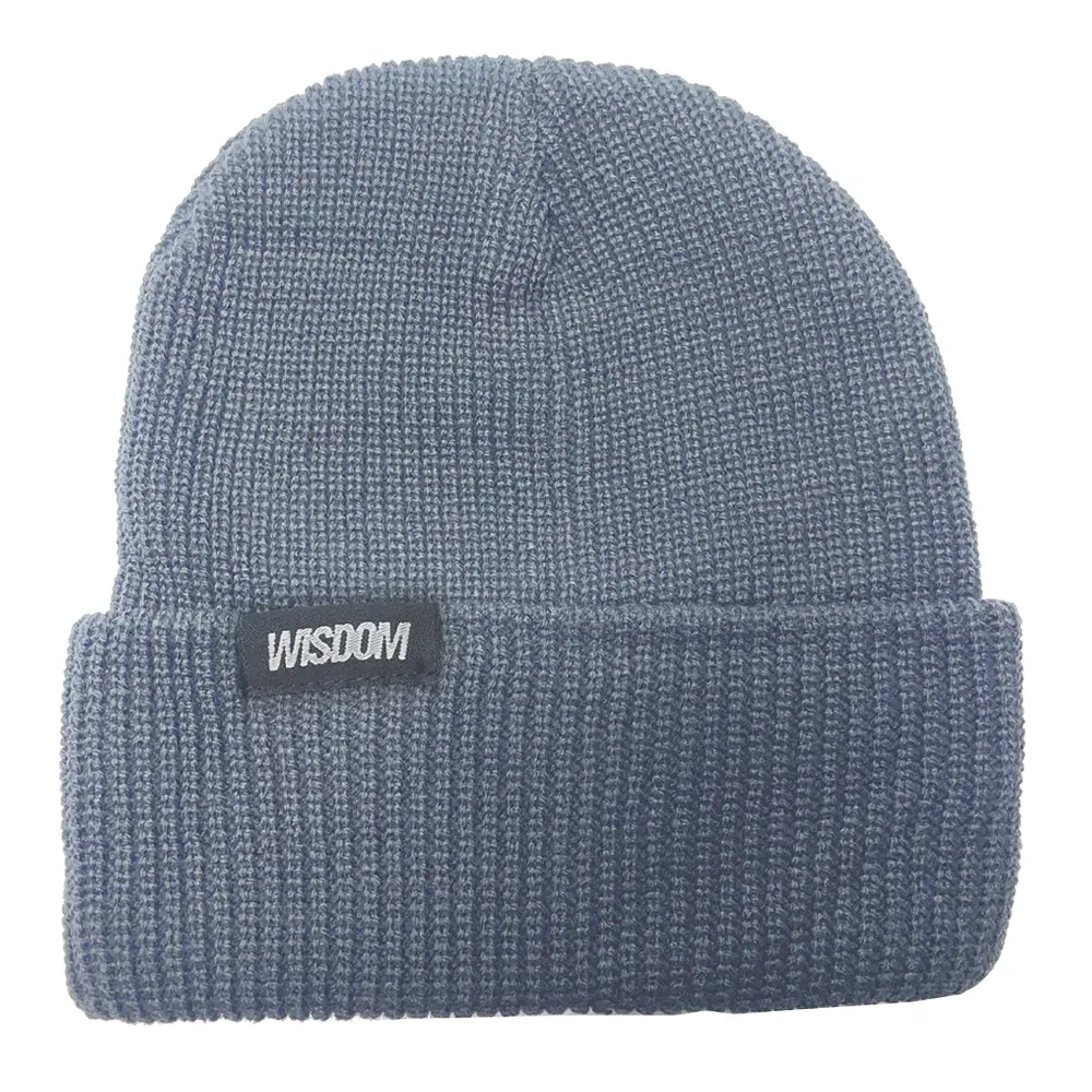 Beanie Wisdom - Logo Gris