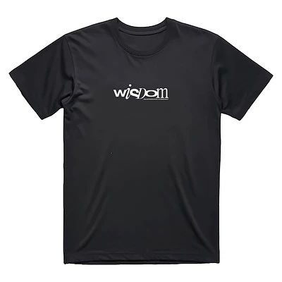 Polera Wisdom - Letters Negra