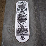 Tabla Wisdom - Mystic White 8.6" + Lija Blank