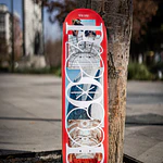 Tabla Wisdom - Proud Red 8.0" + Lija Blank