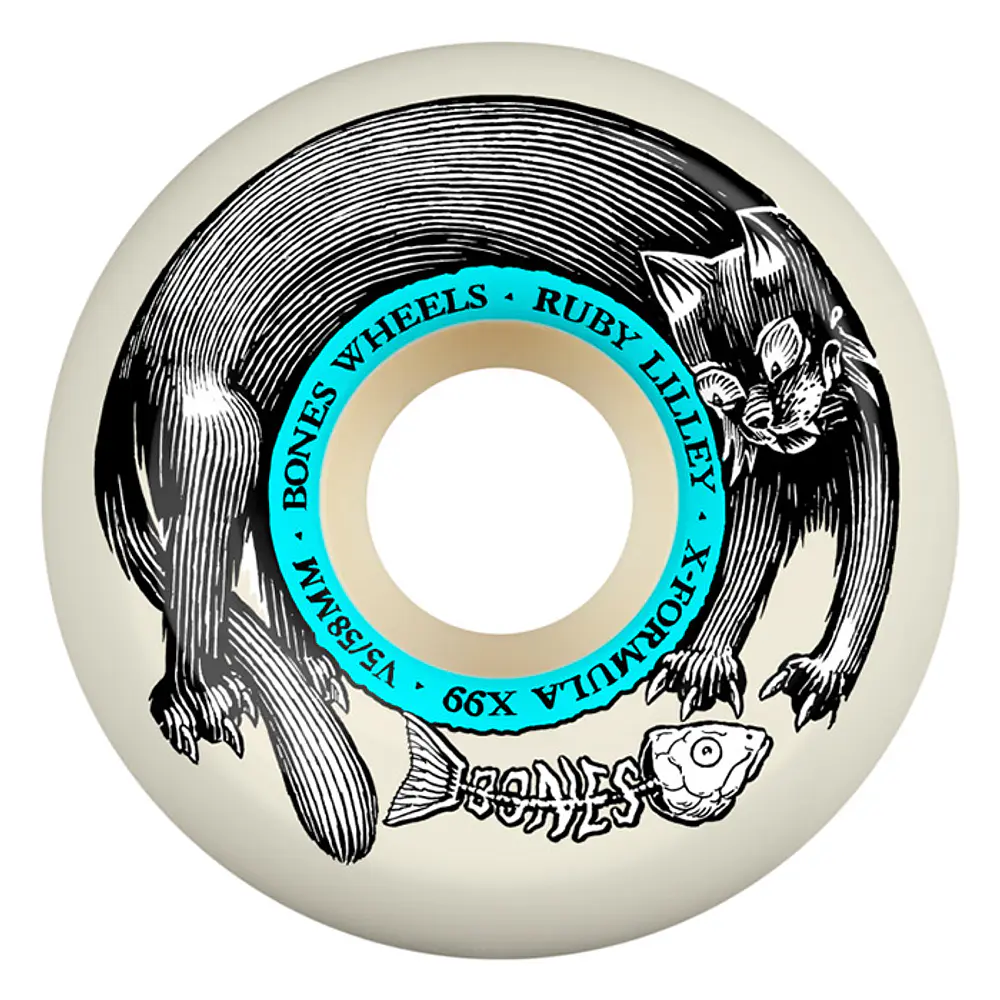 Ruedas Bones - X-Formula® - Lilley Black Cat - Sidecuts - 58mm 99A