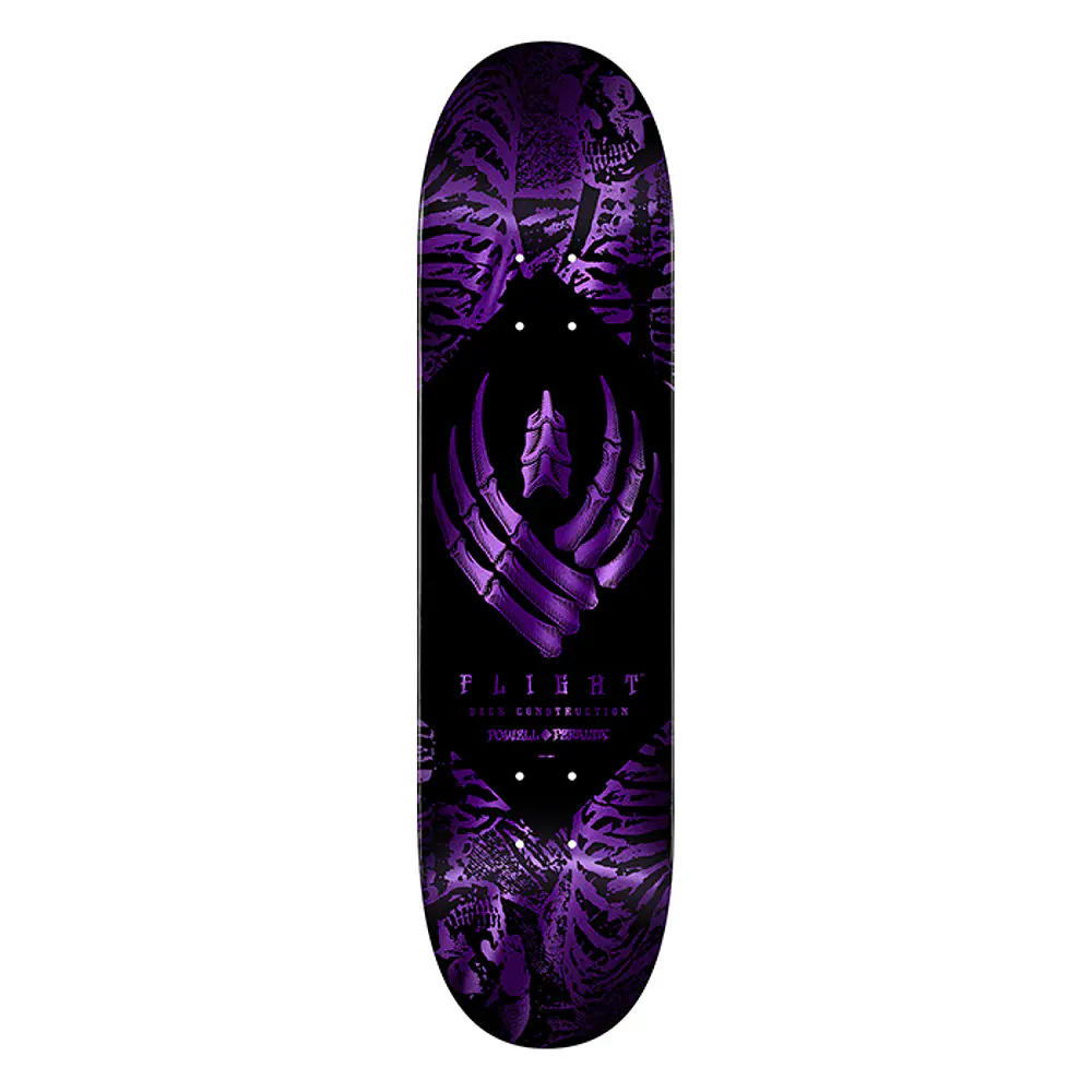 Tabla Powell Peralta - Flight Deck® - Skeleton Purple Foil 9.0" + Lija Blank