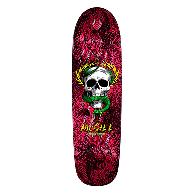 Tabla Powell Peralta - Pro Flight Deck® - McGill Skull And Snake '7' - Red Foil 8.97" + Lija Blank