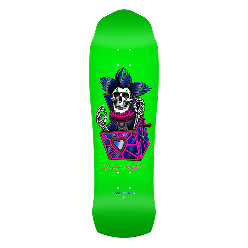 Tabla Powell Peralta - Pro Chris Hiett Skull 9.5" + Lija Blank