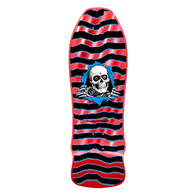 Tabla Powell Peralta - GeeGah Ripper - Red Foil 9.75" + Lija Blank 