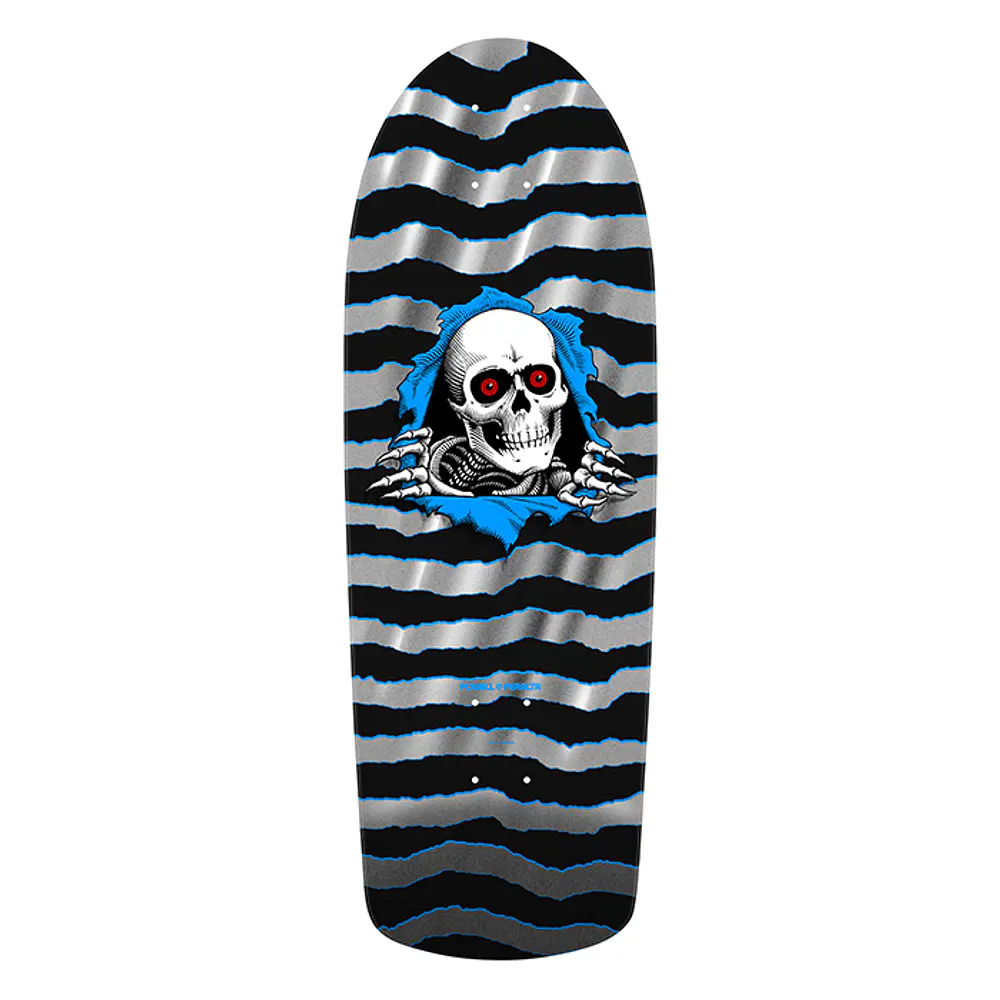 Tabla Powell Peralta - OG Ripper - Silver Foil 10" + Lija Blank 