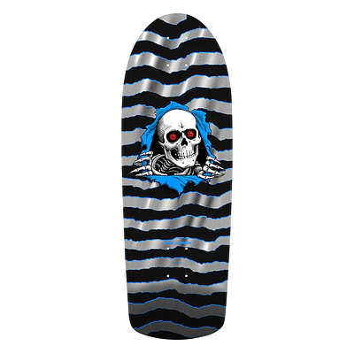 Tabla Powell Peralta - OG Ripper - Silver Foil 10" + Lija Blank 