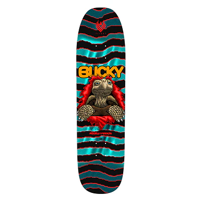 Tabla Powell Peralta - Pro Flight Deck® - Bucky Lasek Tortoise - Turquoise Foil 8.62" + Lija Blank