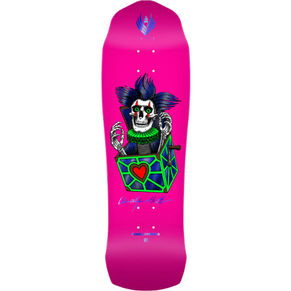 Tabla Powell Peralta - Pro Flight Deck® - Chris Hiett Skull 9.5" + Lija Blank