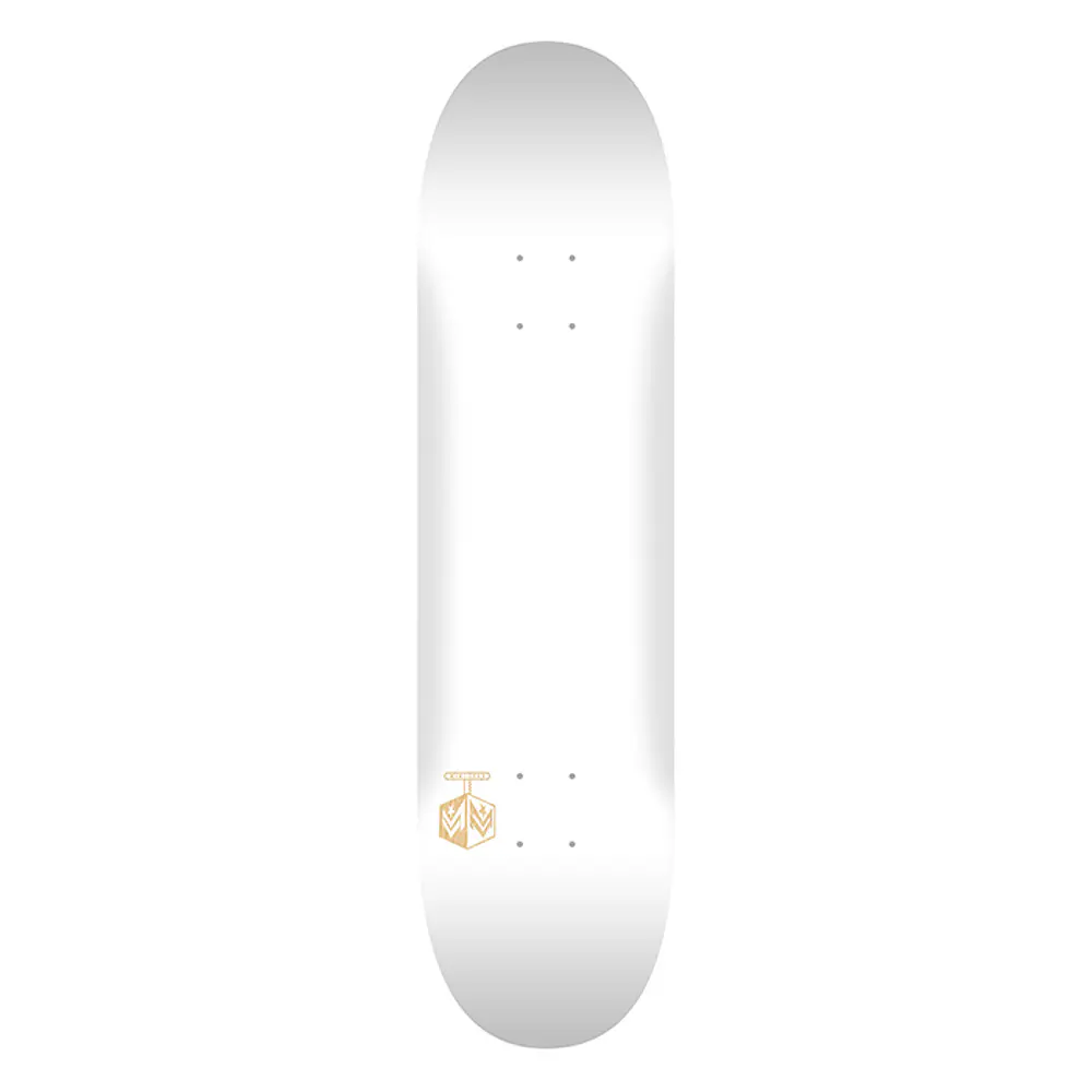 Tabla Mini Logo - Detonator - White 7.5" + Lija Blank 