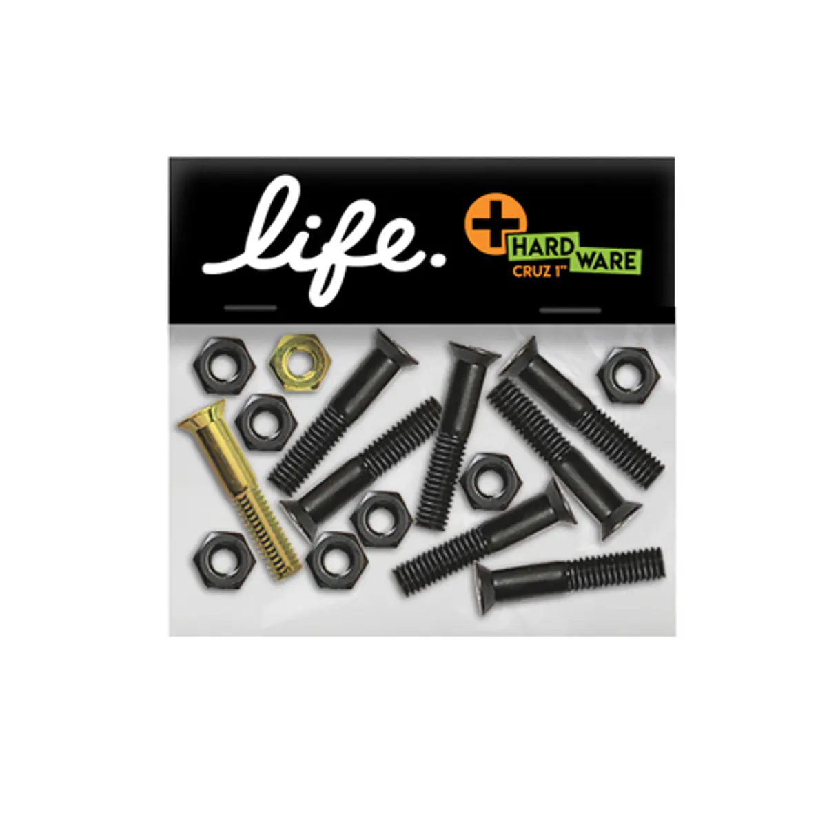 Pernos Life 1" Negros