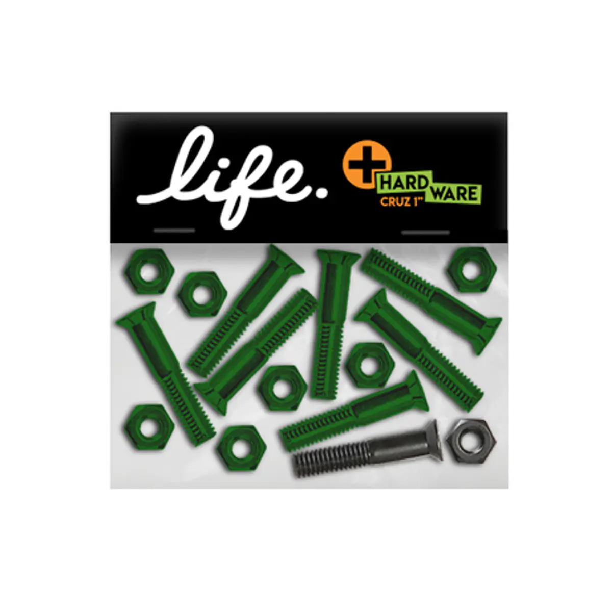 Pernos Life 1" verdes