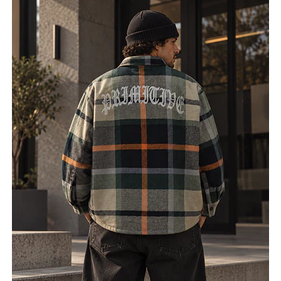 Chaqueta Primitive Holiday '25 - Circuit Flannel