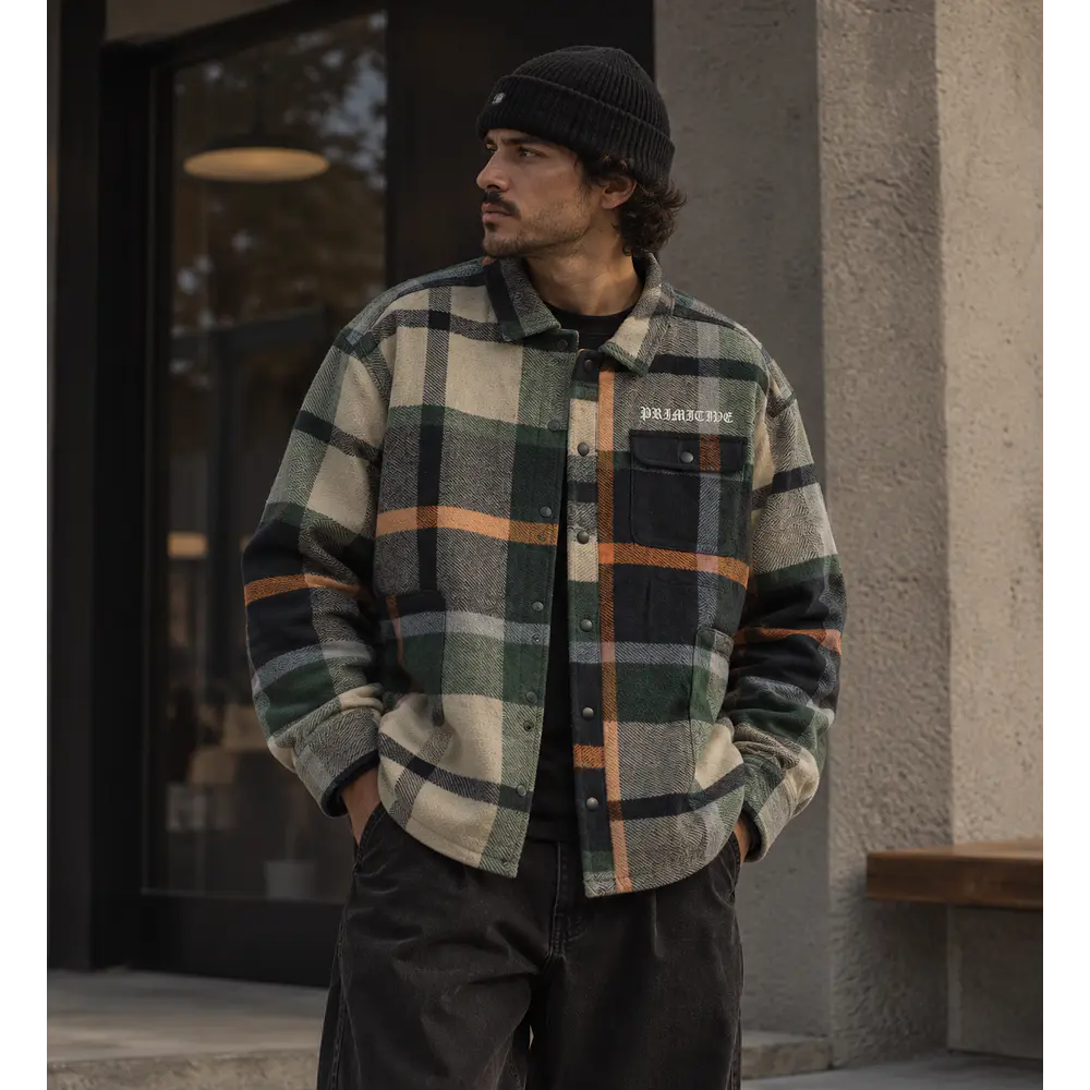 Chaqueta Primitive Holiday '25 - Circuit Flannel