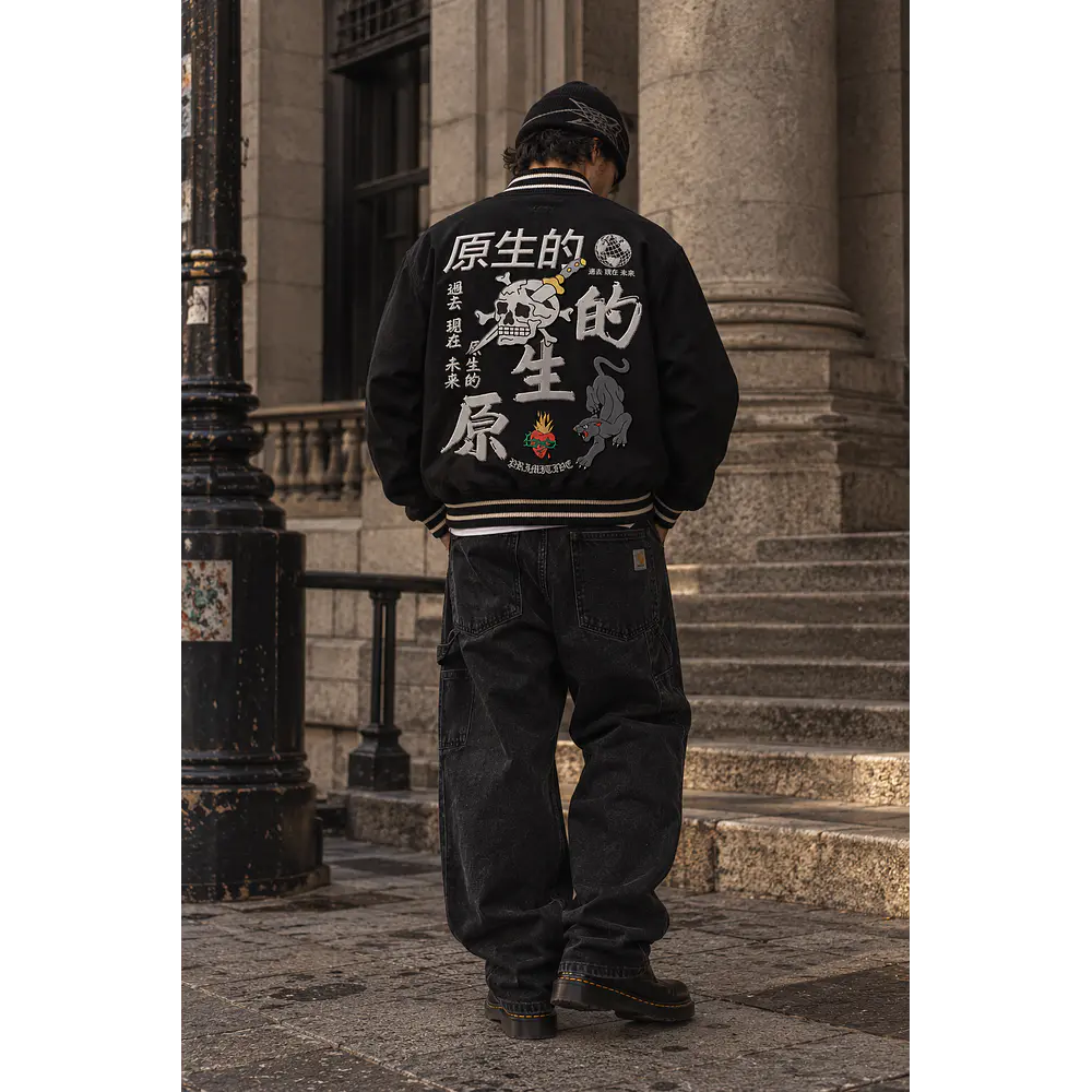 Chaqueta Primitive Fall26 - Outsider Varsity
