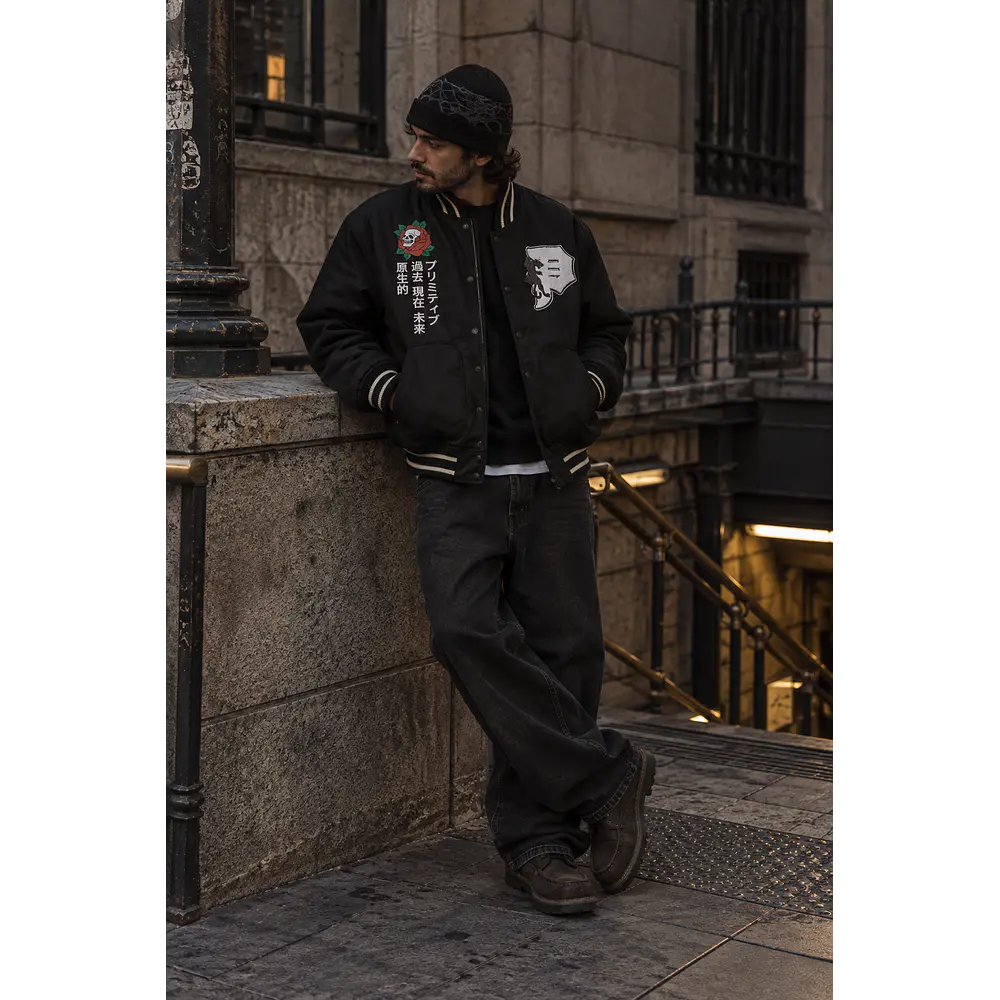Chaqueta Primitive Fall26 - Outsider Varsity