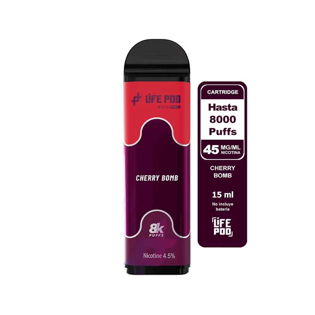 Life Pod Cartridge Cherry Bomb 8000 Puff 1