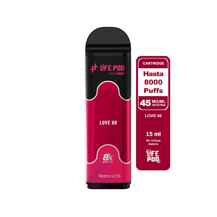 Life Pod Cartridge Love 66 8000 Puff 1