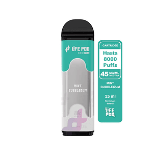 Life Pod Cartridge Mint Bubblegum 8000 Puff